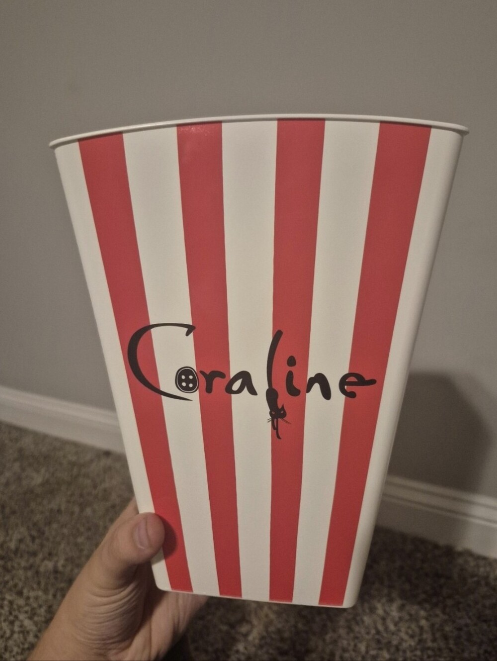 Coraline 15th anniversary popcorn bucket
